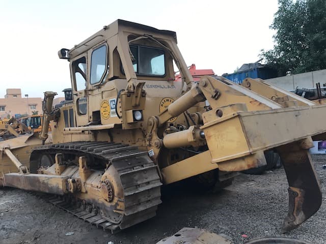 CAT D8K Bulldozer with Rear Ripper - Stock - photo 2