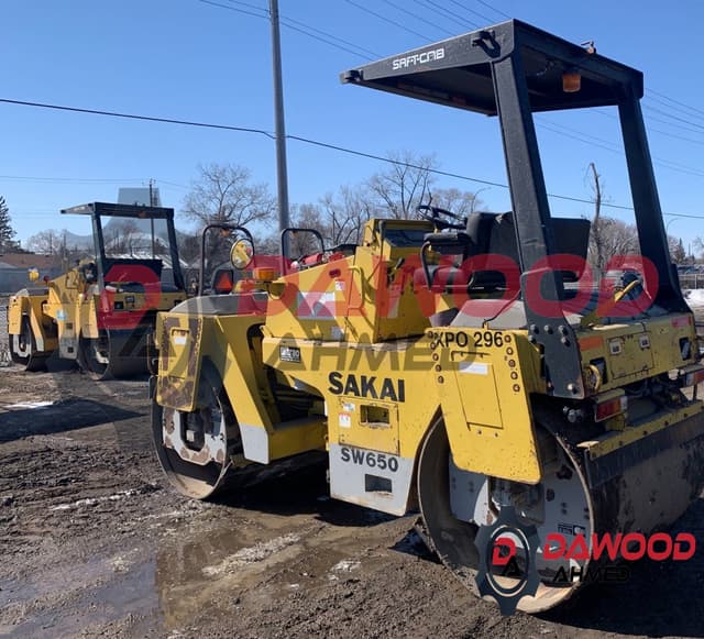 Sakai SW650 Tandem Roller S/no: VSW16-10124, Hours: 3,925 - photo 2