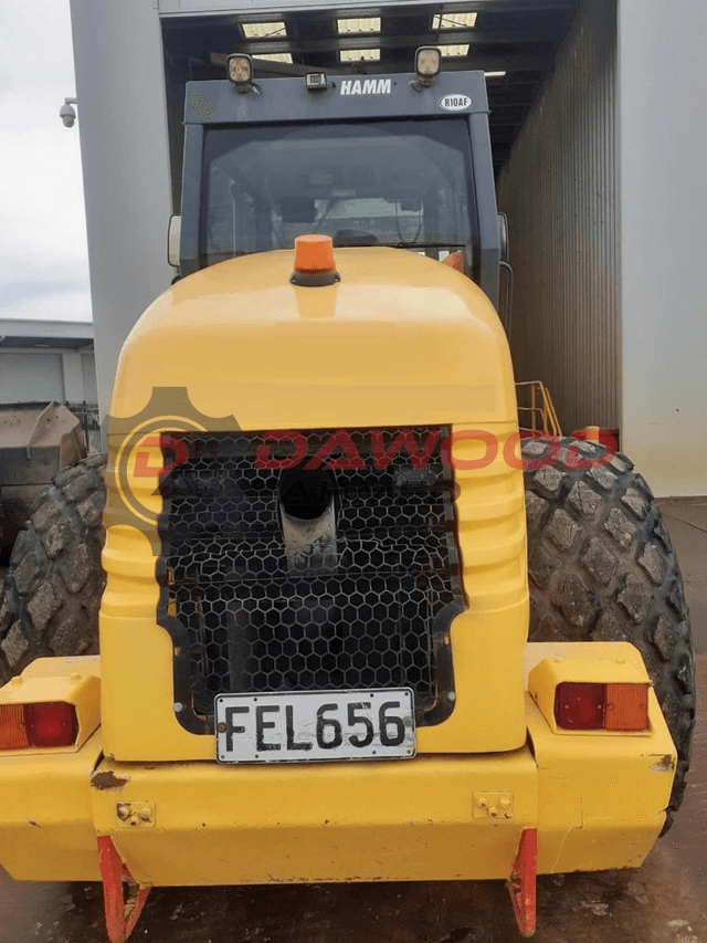 Hamm 3414 Single Drum Roller With Front Blade Year: 2007 - photo 2