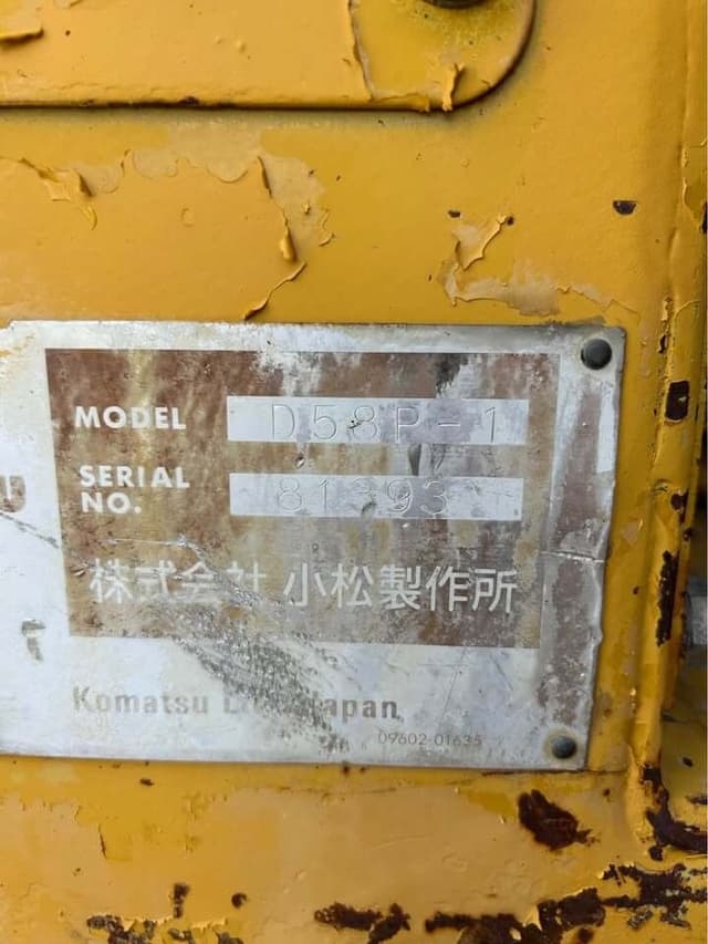 Komatsu D58P-1 Year: 1998 - Good working Dozer - photo 6