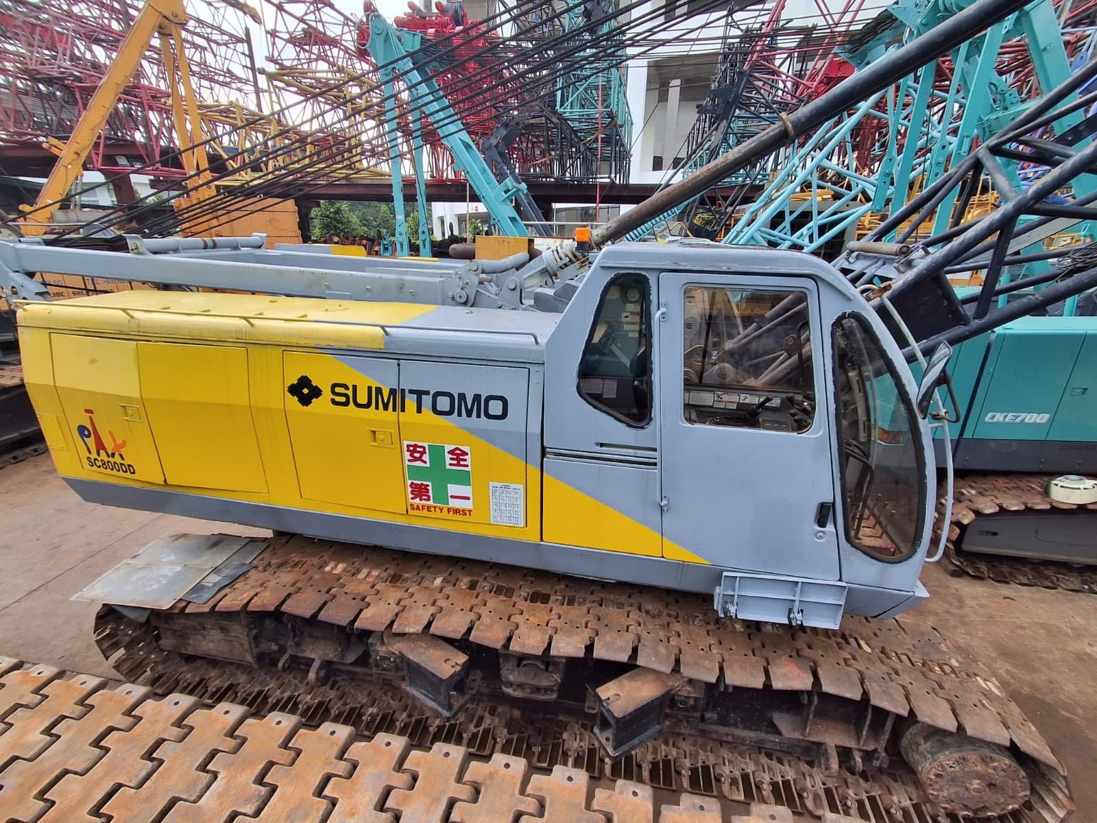 Sumitomo SC800DD-2 Year: 1999 Crawler Crane 80 Tons - For Sale at MOLAI EQUIPMENT
